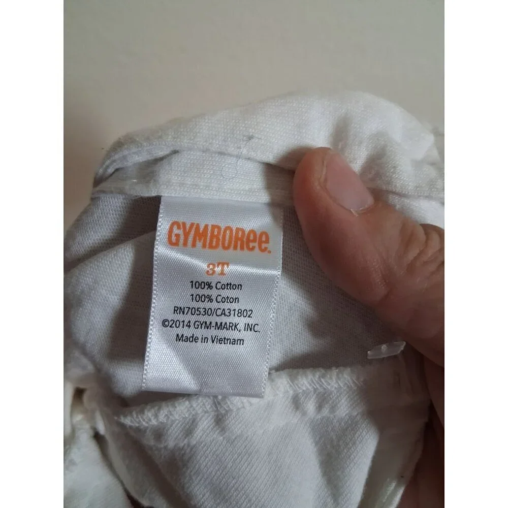 Gymboree Dress Summer 100% Cotton Casual Striped Pink Girls Size 3T